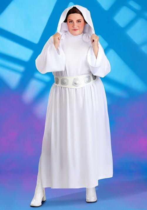 Womens Plus Size Princess Leia Premium Costume-upd