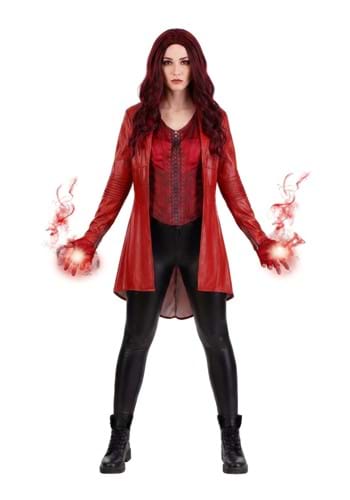 Womens Premium Scarlet Witch Costume New