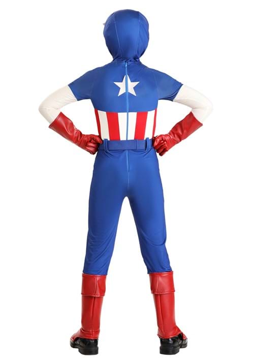 Costume Marvel Capitan America Per Bambini - Taglia 3 Con Maschera E Suoni Dello Scudo