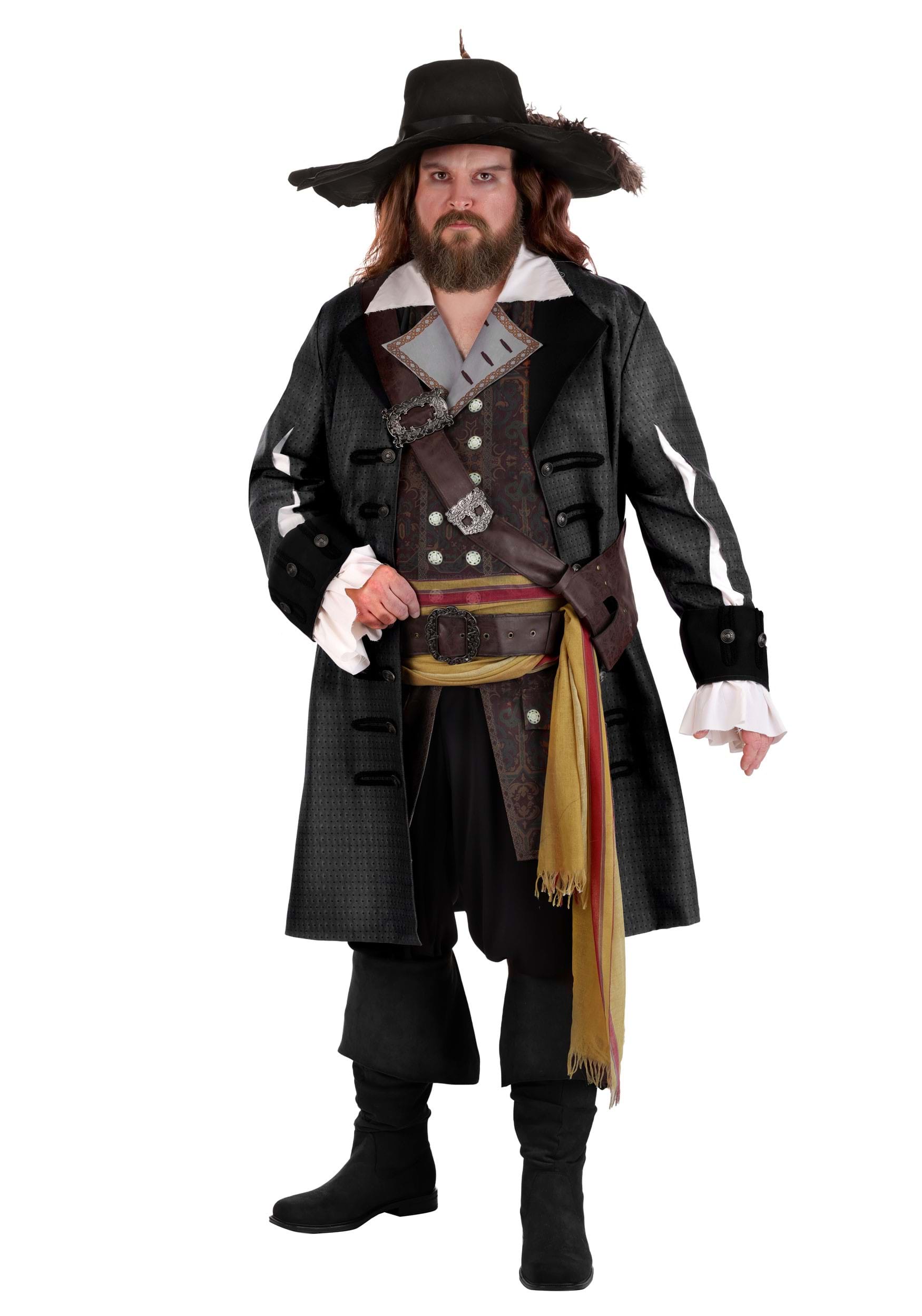 Plus Size Disney Captain Barbossa Men's Costume | Disney Costumes