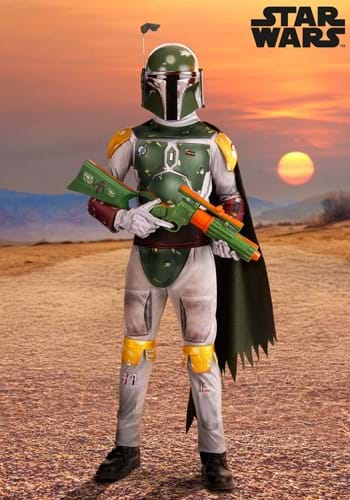 Kids Deluxe Star Wars Boba Fett Costume