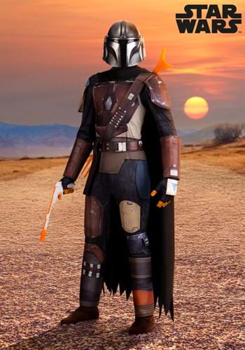 Mens Deluxe Star Wars Djarin Season 1 Mandalorian Costume