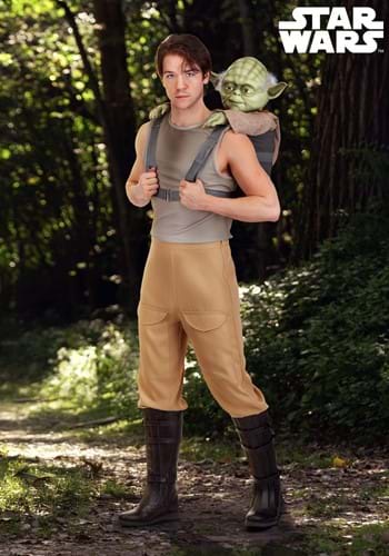 Mens Deluxe Star Wars Luke Skywalker Yoda UPD