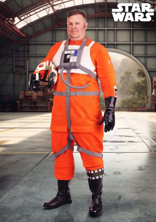 Plus Size Deluxe Star Wars XWing Pilot Costume-update