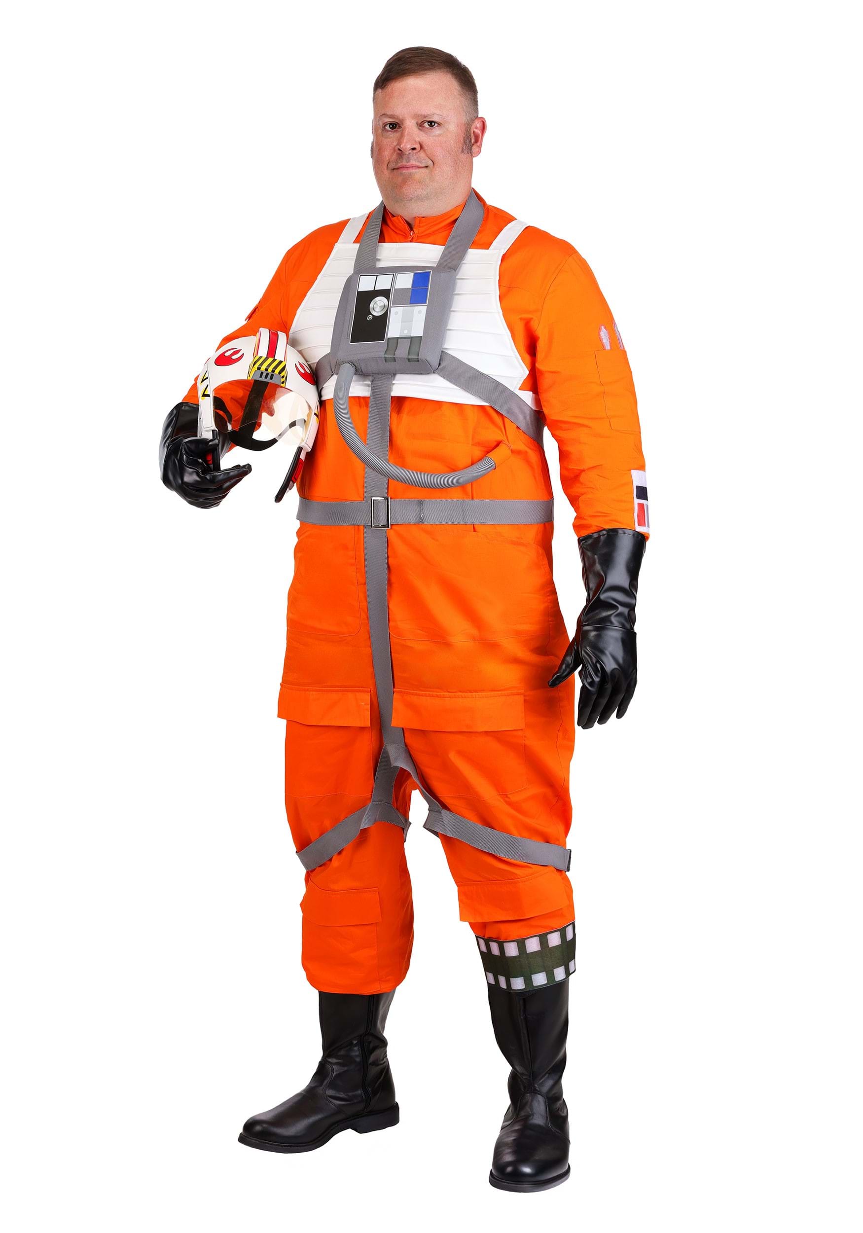 Men's Plus Size Deluxe Star Wars X-Wing Pilot Costume | Star Wars Costumes