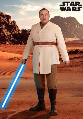 Plus Size Deluxe Star Wars Jedi Mens Costume