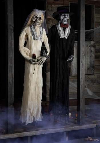 6FT Bride Groom Halloween Skeleton Decoration Set