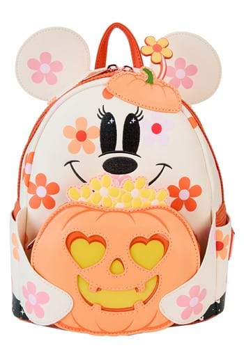 Disney Minnie Floral Ghost Glow Mini Backpack by Loungefly