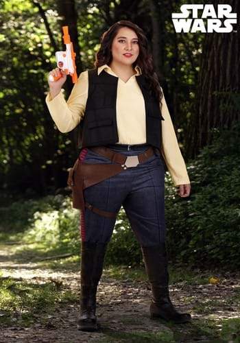Plus Size Womens Star Wars Han Solo Costume UPD