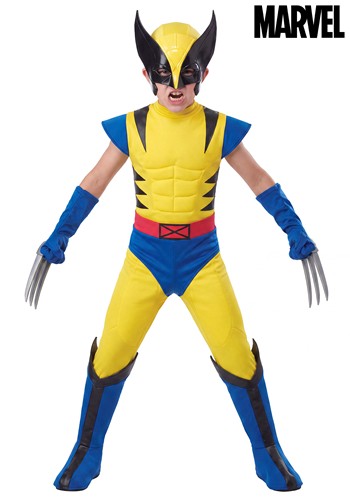 Boys Premium Marvel XMen 1990s Wolverine Costume