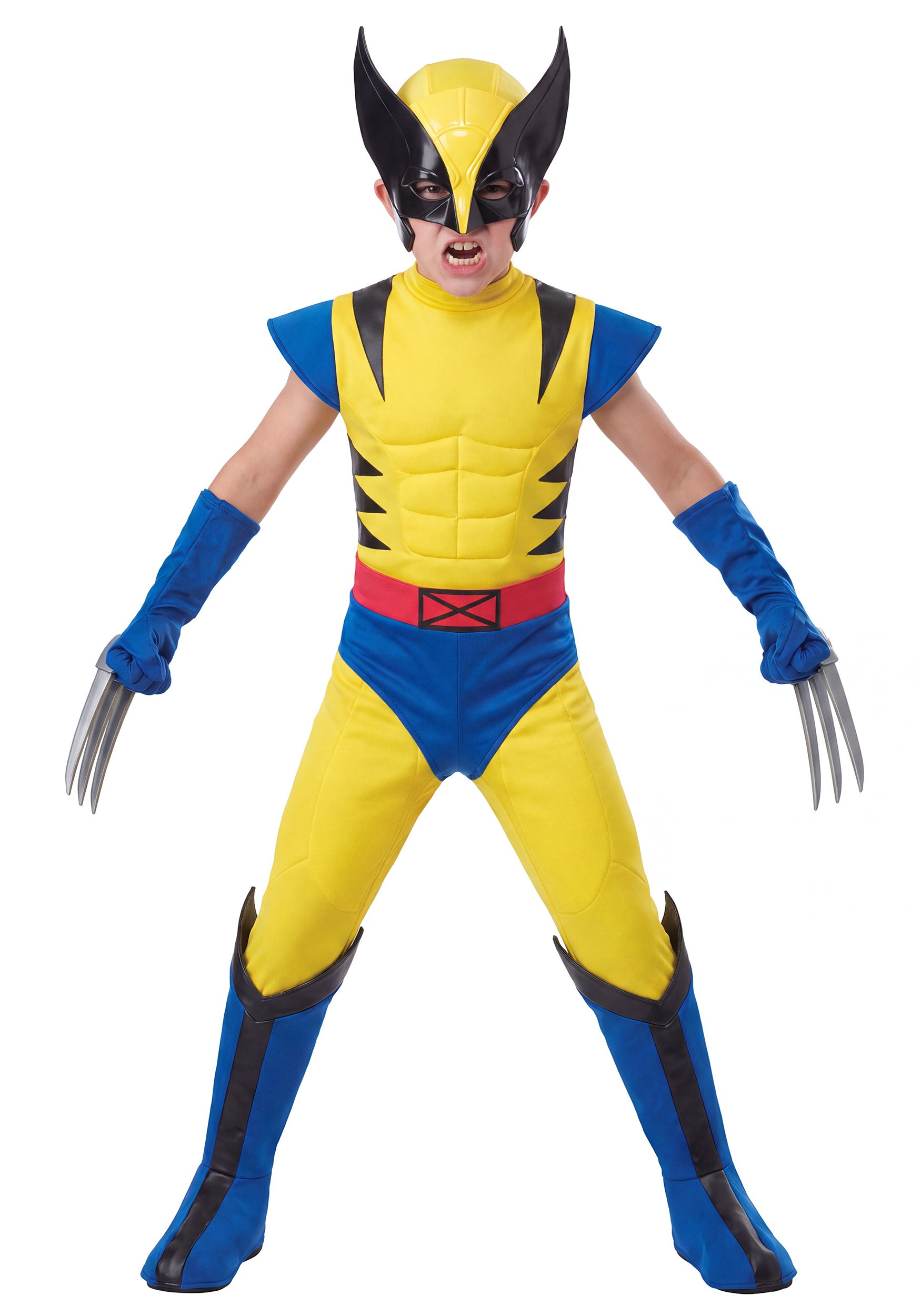 Boy's Marvel X-Men 1990s Wolverine Premium Costume | Marvel Costumes