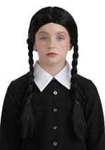 Kid's 1960s Wednesday Addams Costume Wig Alt 2