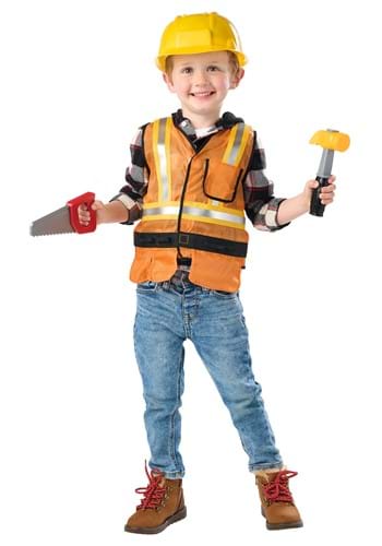 Toddler Construction Worker Costume Kit