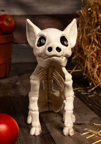 10-Inch Skeleton Seated Pig Decoration | Animal Skeletons