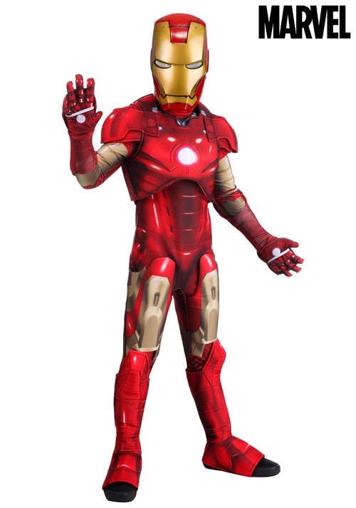 Boys Premium Marvel Iron Man Costume