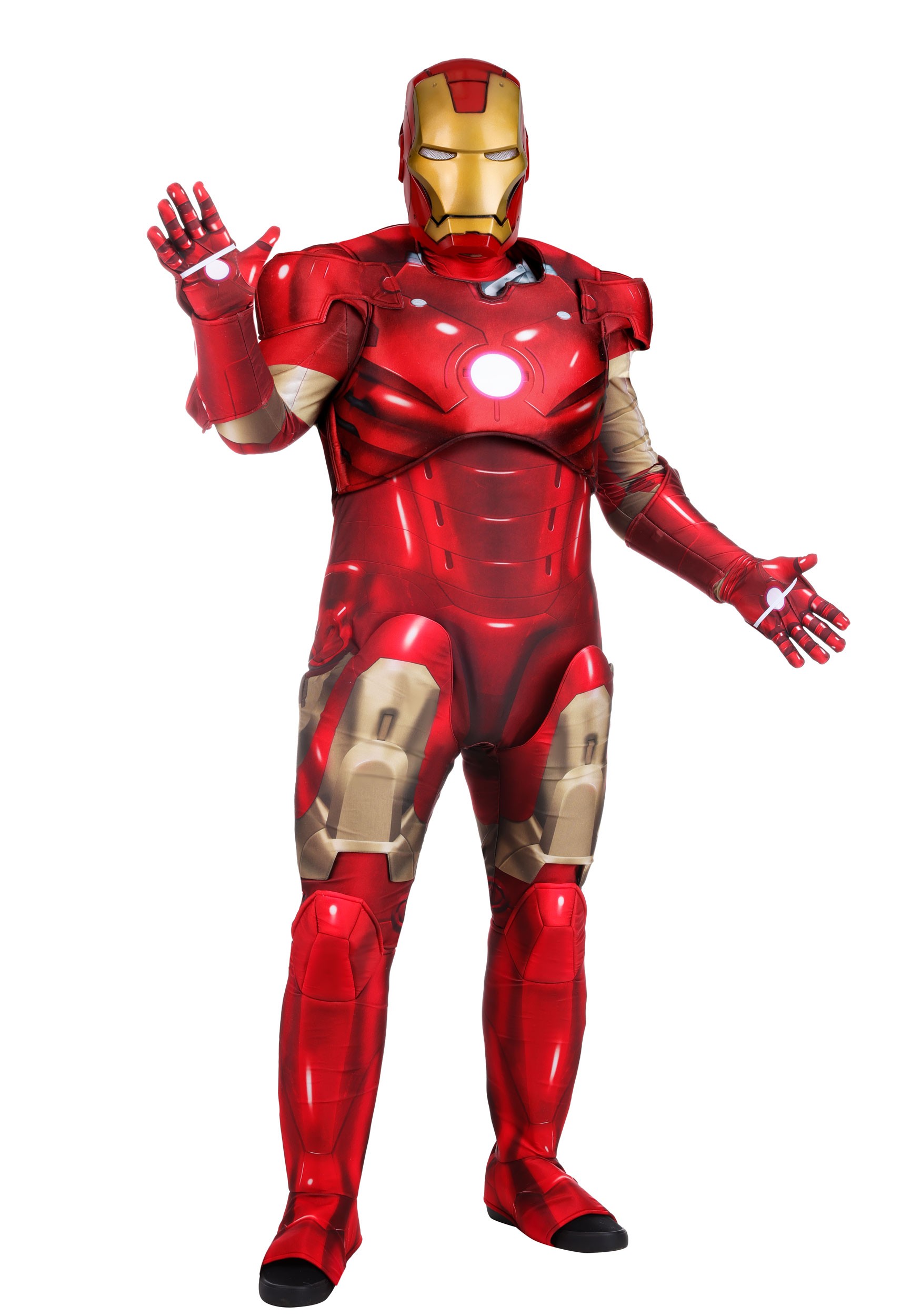 Plus Size Marvel Iron Man Premium Costume for Men | Marvel Costumes