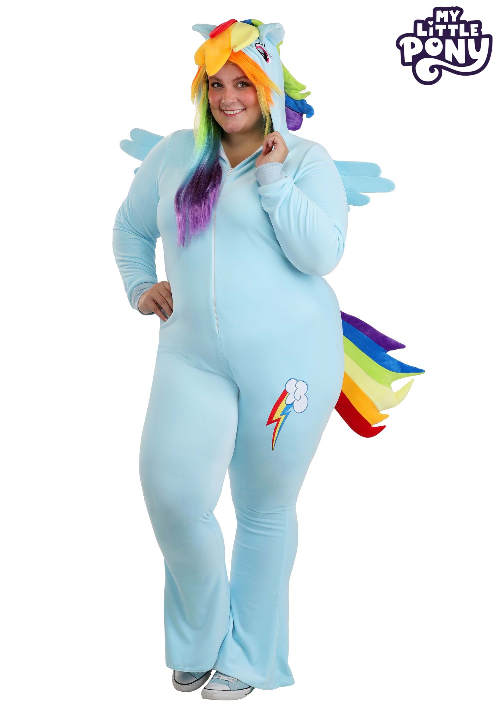 My Little Pony Rubie's Costume Ufficiale Per Bambina, Vestito Deluxe Rainbow Dash Con Paillettes E Tutù (Taglie S, M, L)