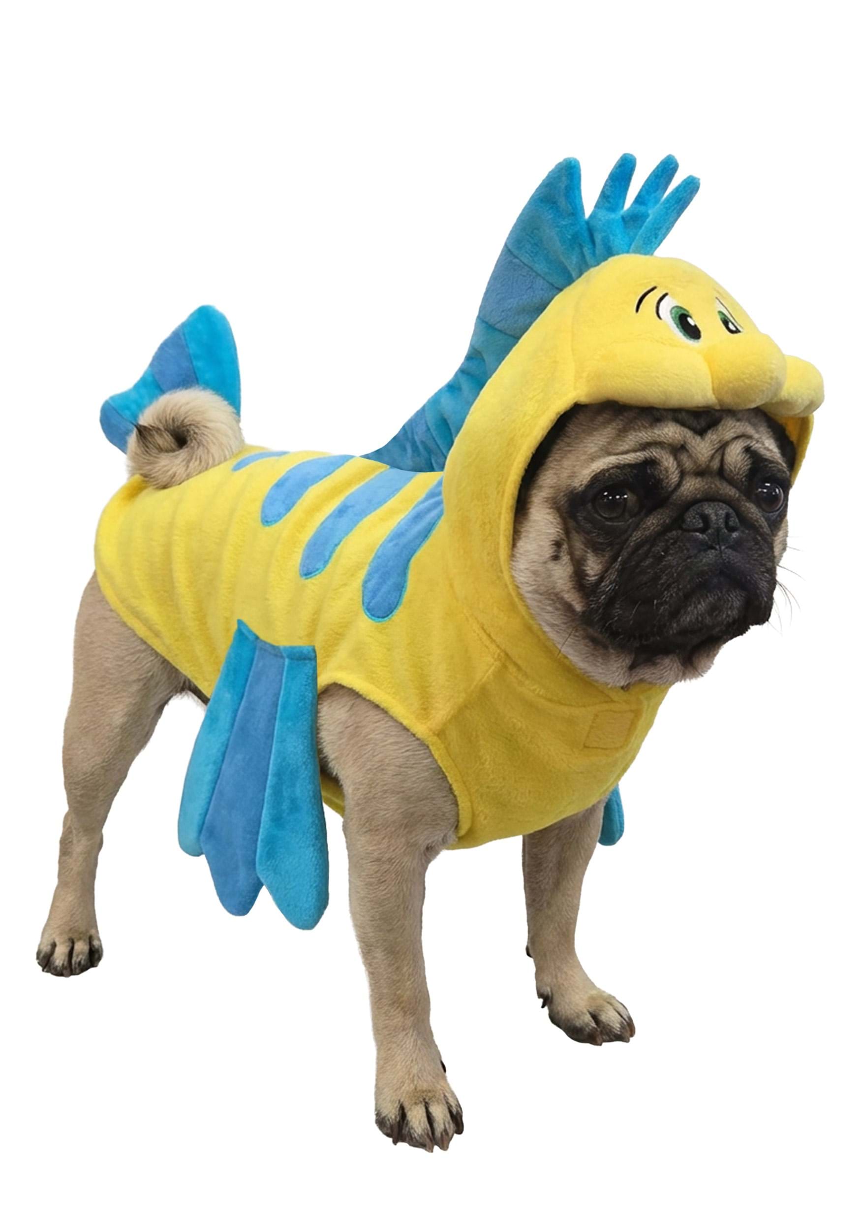 Disney Little Mermaid Pet Flounder Costume | Disney Pet Costumes