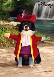 Disney Captain Hook Costume For Pets Disney Pet Costumes Disney Captain Hook Costume For Pets Disney Pet Costumes