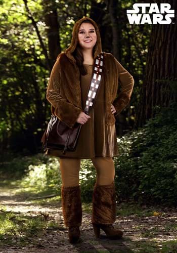 Plus Size Deluxe Star Wars Chewbacca Costume Dress UPD