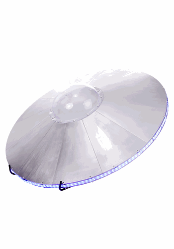 6FT Diameter Alien Crashed Spaceship Halloween Decoration | Outdoor Decorations