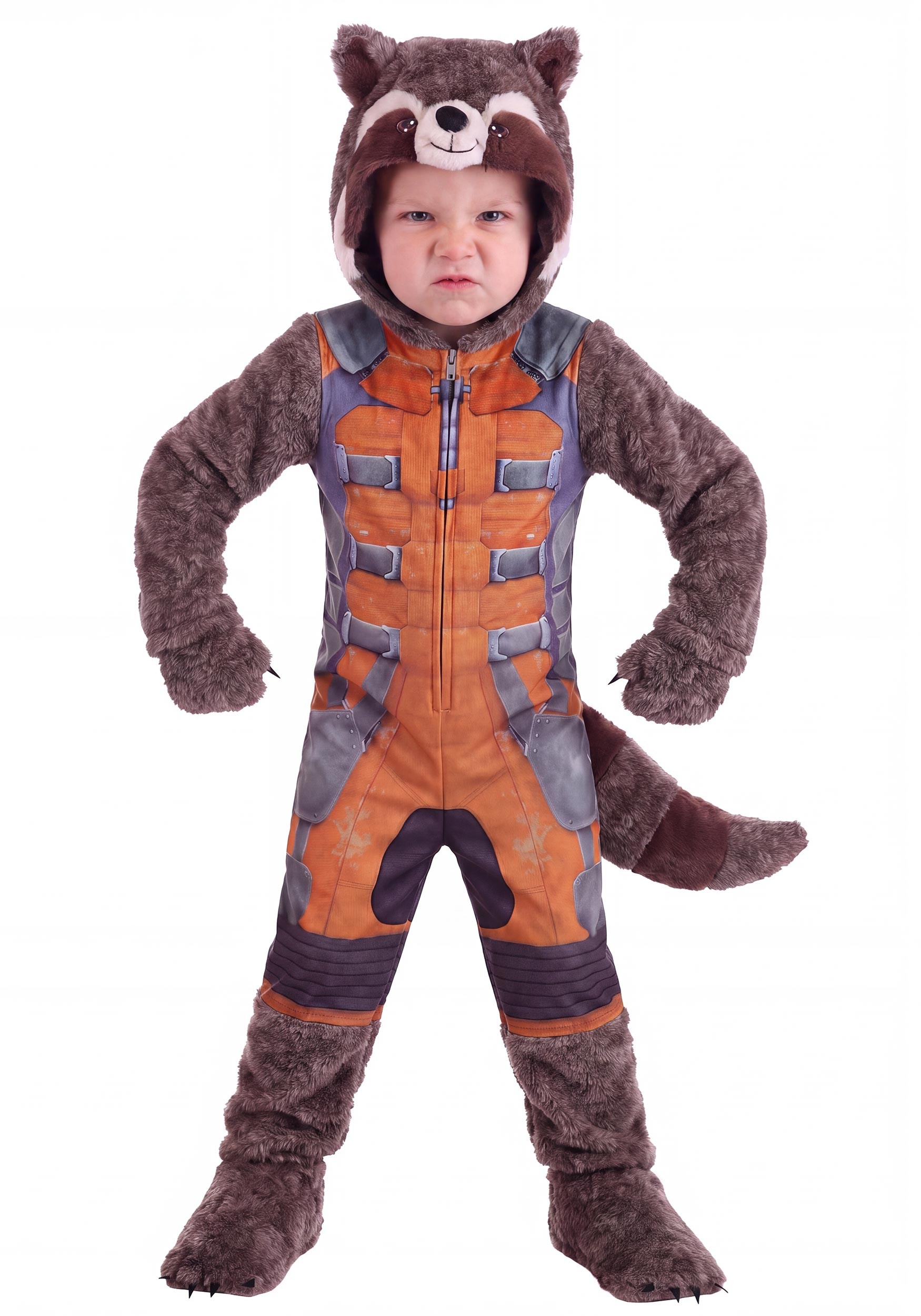Boy's Toddler Marvel Guardians of the Galaxy Deluxe Rocket Raccoon Jumper Costume | Marvel Costumes