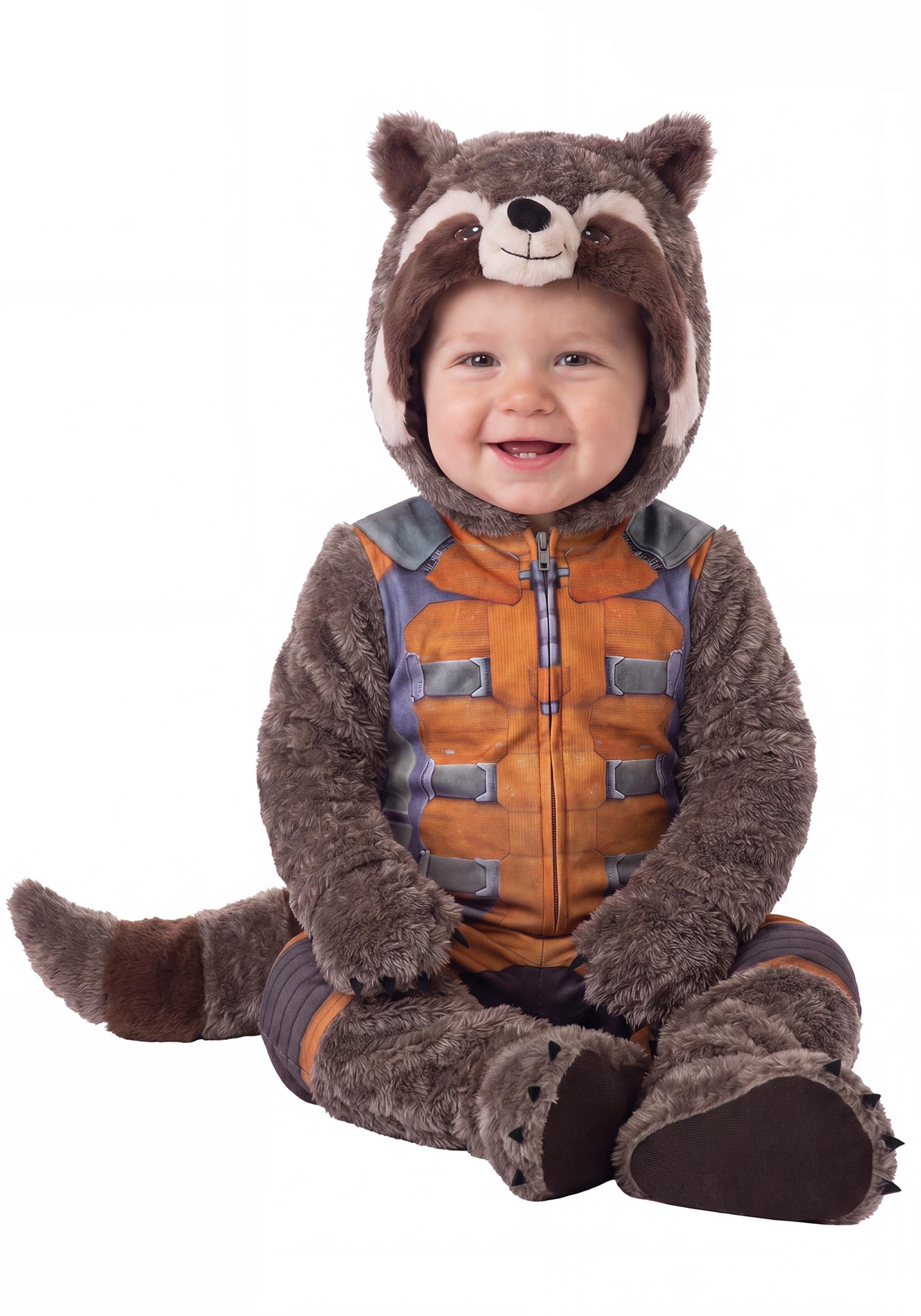 Infant Marvel Guardians of the Galaxy Deluxe Rocket Raccoon Jumper Costume | Marvel Costumes