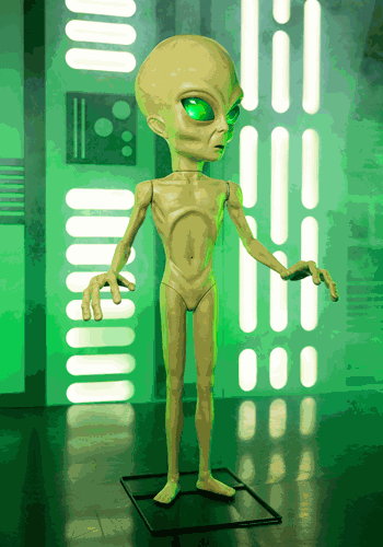 Area 51 Roswell Alien Animatronic Decoration UPD