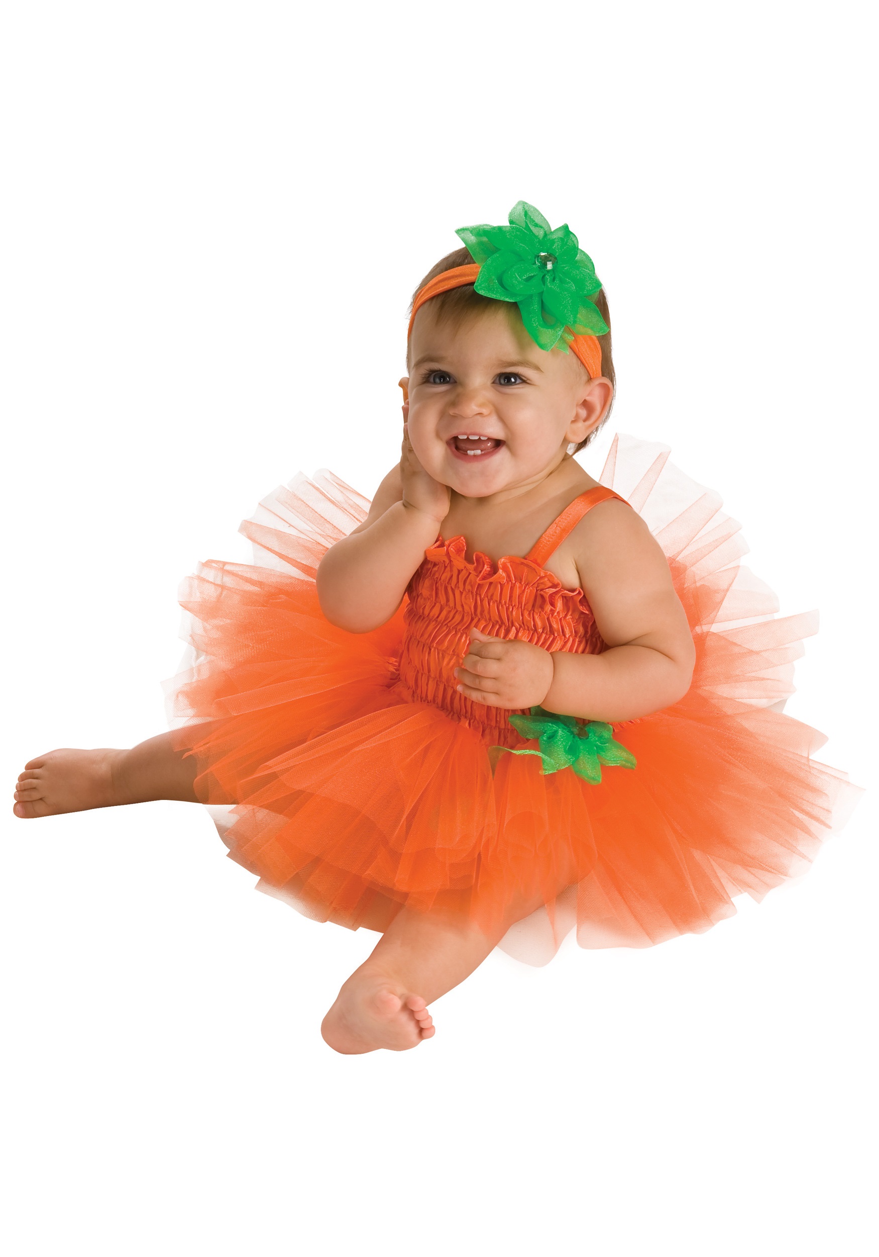 Infant Pumpkin Tutu  Dress Costume 