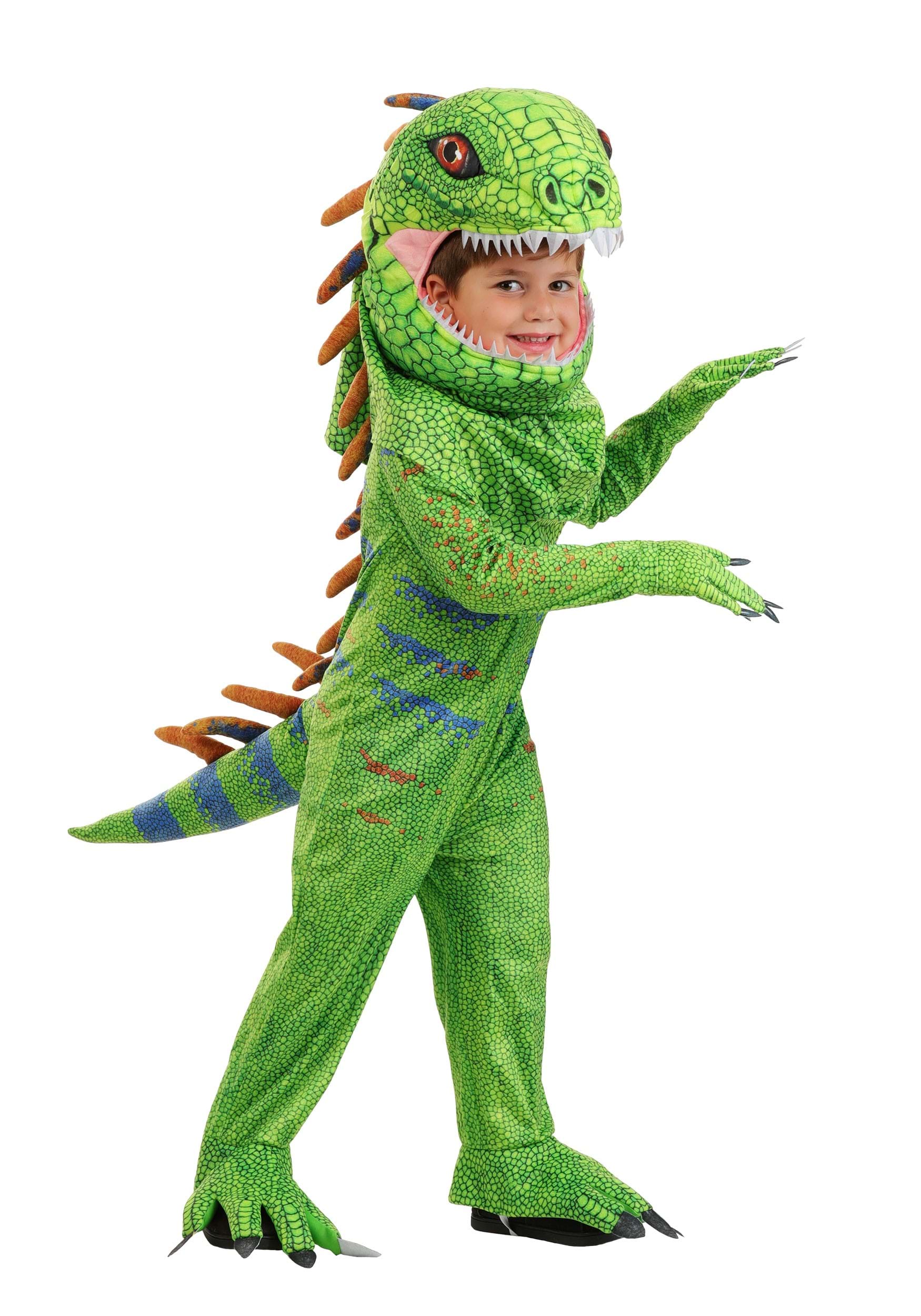 Green Iguana Toddler Costume | Kid's Animal Costumes