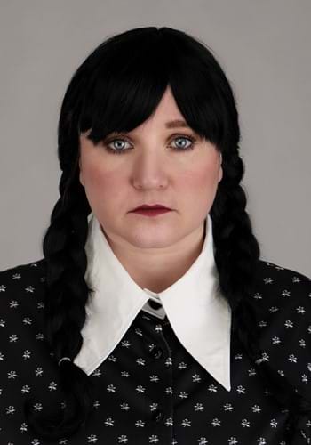 Plus Size Wednesday Addams Polka Dot Women's Costume Dress | TV Show Costumes