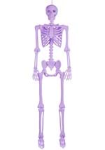 5FT Poseable Crazy Bones Skeleton in Purple Decoration