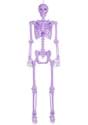 5FT Poseable Crazy Bones Skeleton in Purple Decoration