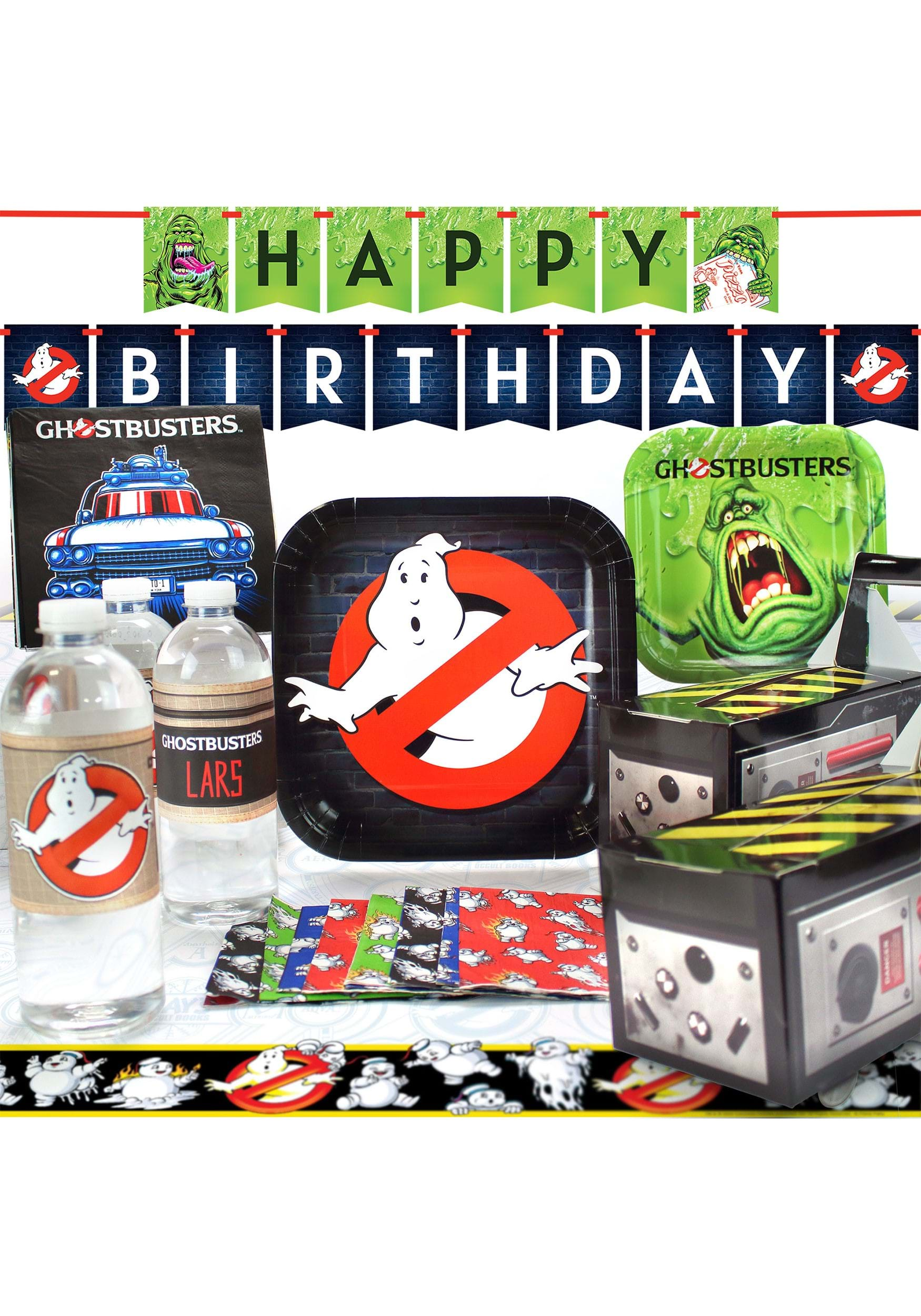 Ghostbusters 8 Guests Deluxe Party Pack , Ghostbusters Decorations