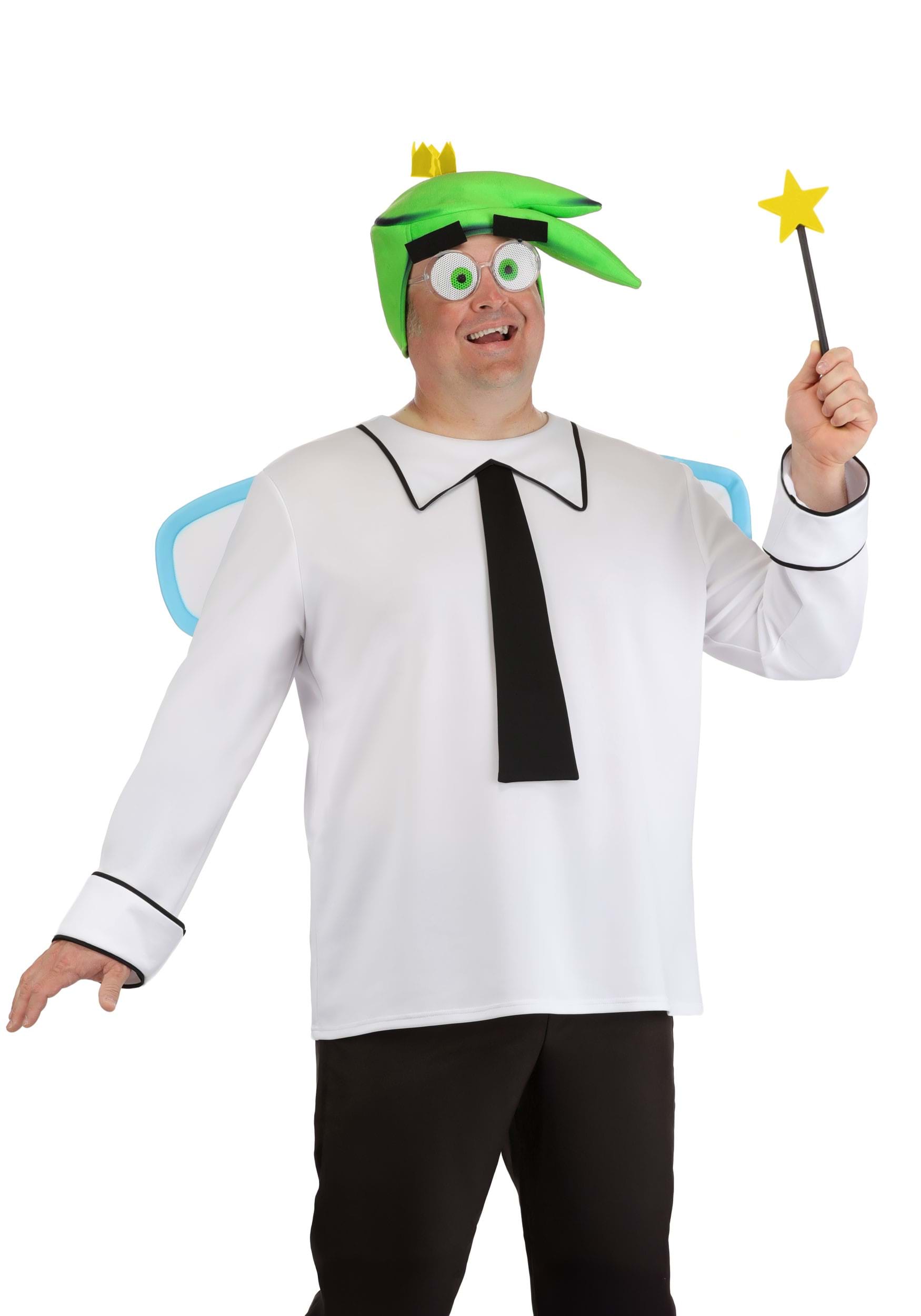 Men's Plus Size The Fairly OddParents! Cosmo Costume | Nickelodeon Costumes