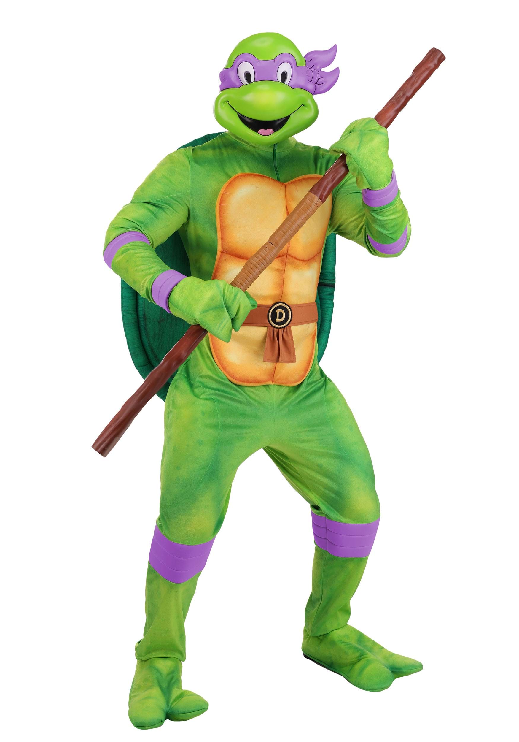 Adult Teenage Mutant Ninja Turtles Deluxe Donatello Costume | Nickelodeon Costumes