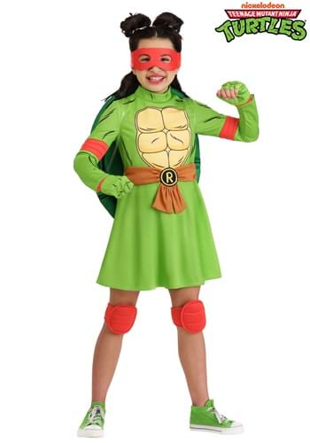 Girls TMNT Raphael Costume Dress