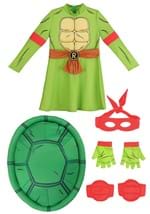 Girls TMNT Raphael Costume Dress Alt 1