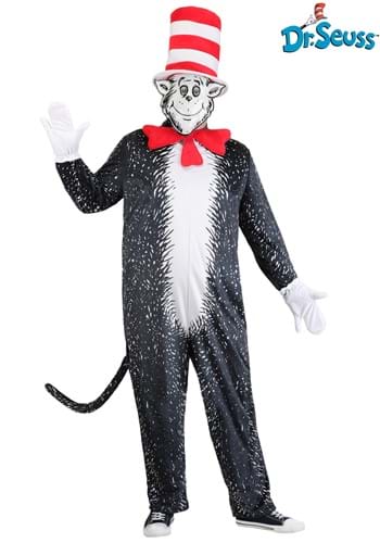 Plus Size Dr Seuss If I Ran Your School Cat in the Hat Adult