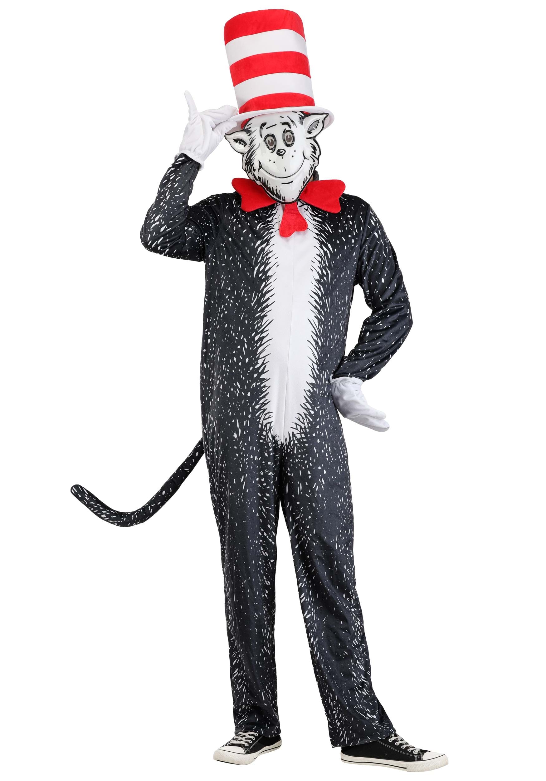 Dr. Seuss "If I Ran Your School" Cat in the Hat Adult Costume | Dr. Seuss Costumes