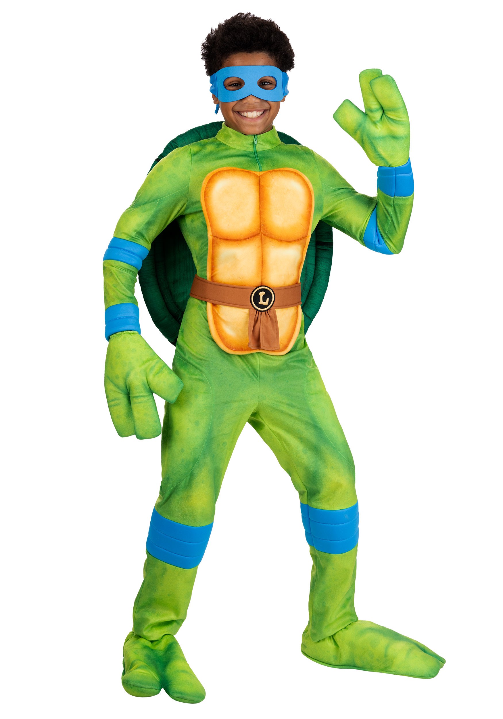 Kid's Teenage Mutant Ninja Turtles Deluxe Leonardo Costume | Nickelodeon Costumes