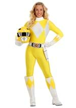 Authentic Adult Power Rangers Yellow Ranger Costum Alt 1