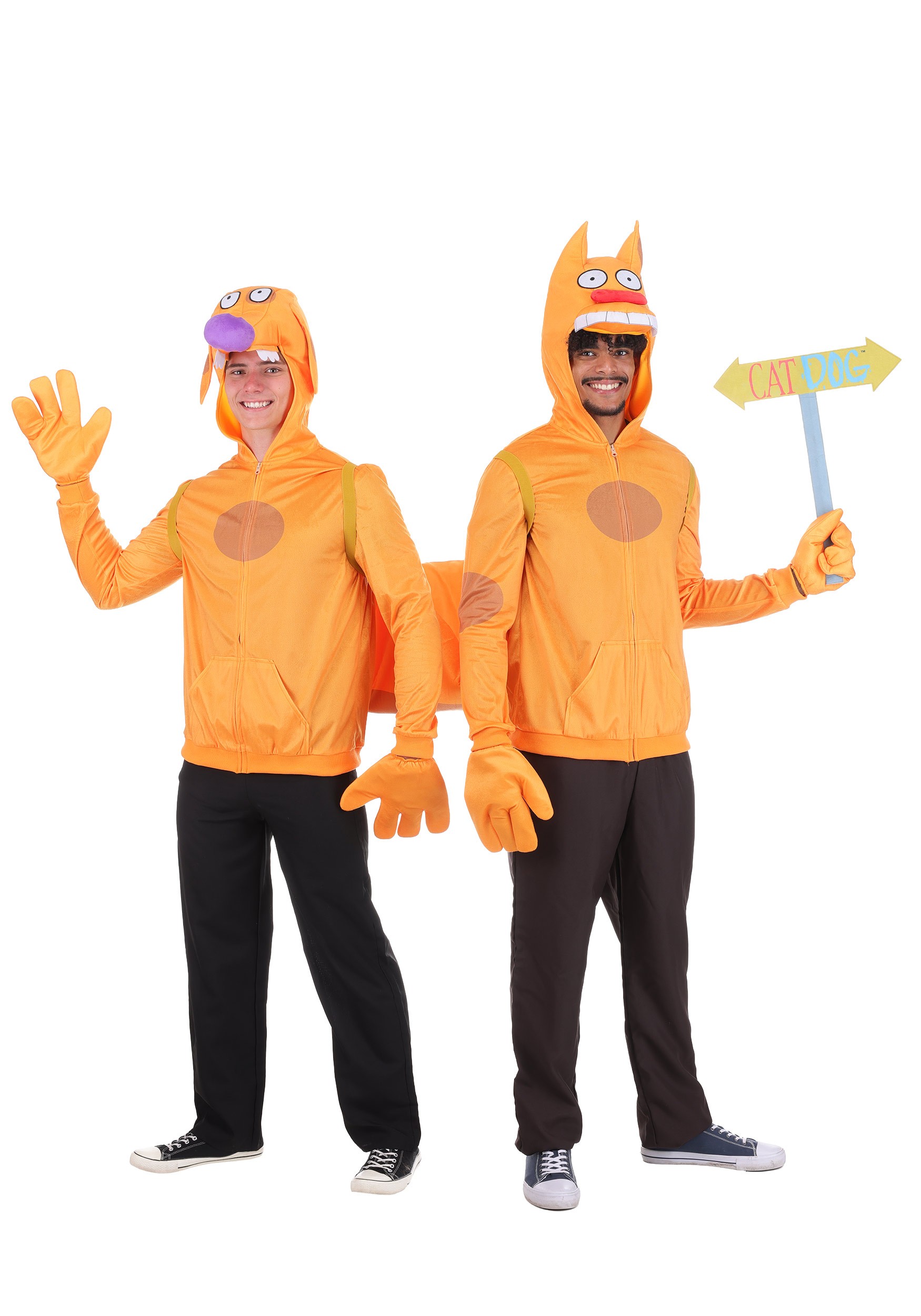 Adult Nickelodeon Two-Person CatDog Costume | Nickelodeon Costumes