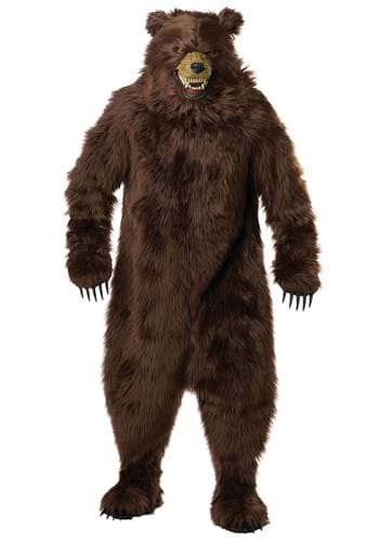 Deluxe Grizzly Bear Adult Costume with Ani-Motion Mask | Bear Costumes