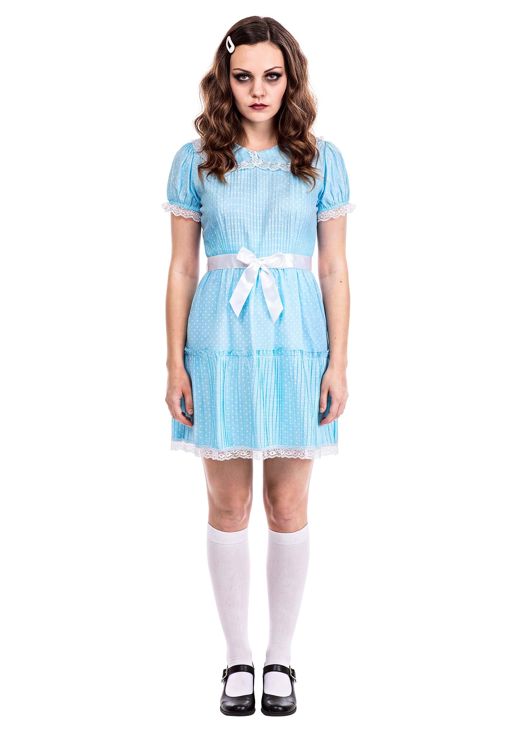 Women's Creepy Twin Sister Deluxe Costume | Movie Costumes