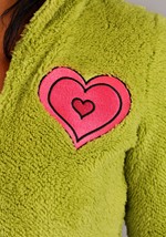 Women's Dr. Seuss Grinch Costume Romper Alt 1