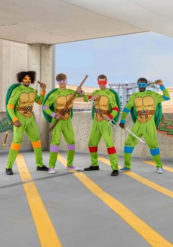 Men's Plus Size Teenage Mutant Ninja Turtles Leonardo Costume | Nickelodeon Costumes