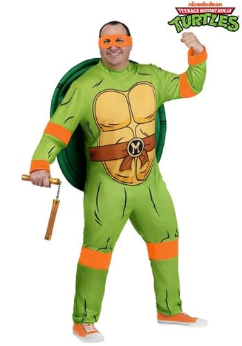 Plus Size TMNT Michelangelo Costume
