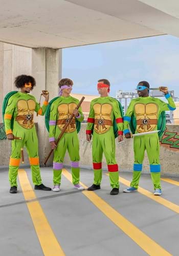 Men's Plus Size Teenage Mutant Ninja Turtles Michelangelo Costume | Nickelodeon Costumes