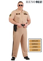Plus Size Reno 911 Deputy Officer Costume Alt 7
